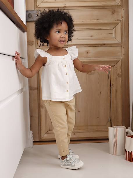 Blouse en voile de coton bébé vanille 6 - vertbaudet enfant 