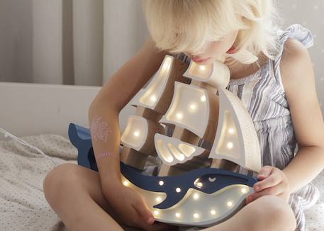 Lampe veilleuse navire Bleu 3 - vertbaudet enfant 
