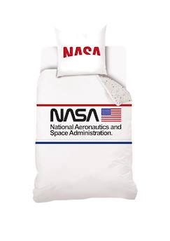 Linge de maison et décoration-Linge de lit enfant-Taie d'oreiller-Housse de couette nasa moonshine coton