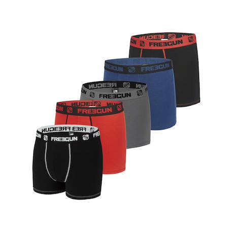 Pack surprise de 5 boxers coton Multi-couleurs 2 - vertbaudet enfant 