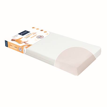 Matelas bébé essentiel - confort traditionnel Blanc 3 - vertbaudet enfant 
