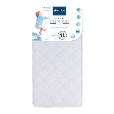 Matelas bébé 60x120cm clim air Blanc 2 - vertbaudet enfant 