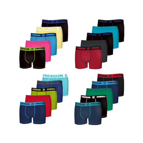 Pack surprise de 5 boxers coton Multi-couleurs 3 - vertbaudet enfant 