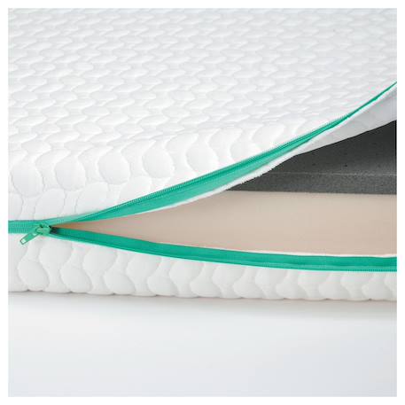 Matelas 70x140 cm pour lit bébé évolutif fresh - ete/hiver - peau sensible - déhoussable à 360° Blanc 6 - vertbaudet enfant 