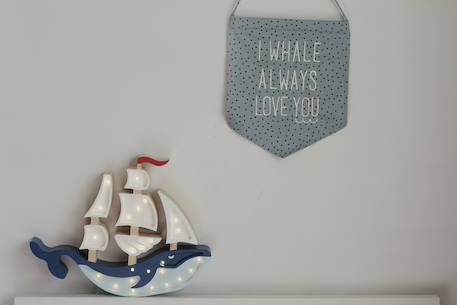 Lampe veilleuse navire Bleu 5 - vertbaudet enfant 