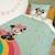 Housse de couette minnie disney arc-en-ciel coton Vert d'eau 3 - vertbaudet enfant 