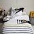 Housse de couette catimini  graphic city coton blanc Blanc 2 - vertbaudet enfant 