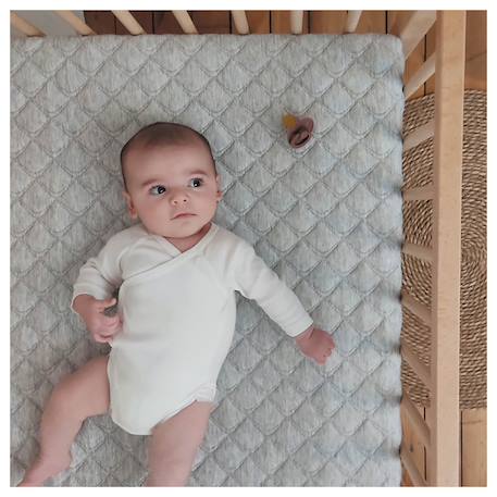 Matelas bébé résilience - ferme et équilibré Gris foncé 3 - vertbaudet enfant 