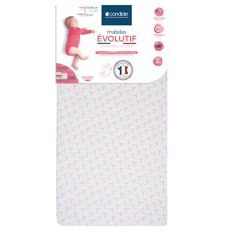 Matelas bébé évolutif - 2 faces de couchage selon le poids Blanc 2 - vertbaudet enfant 