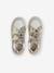Baskets enfant fille cuir à scratchs blanc imprimé+écru 9 - vertbaudet enfant 