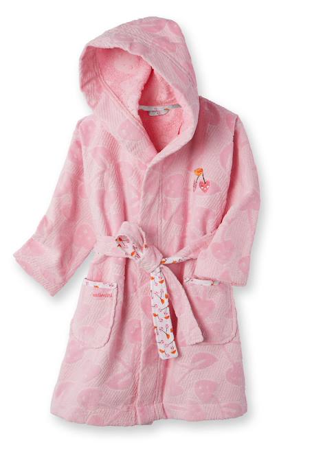 Peignoir de bain escapade kawaii coton Rose 1 - vertbaudet enfant 