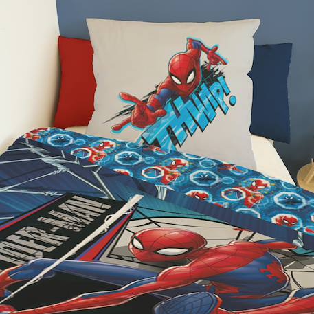 Housse de couette spiderman marvel coton Bleu 5 - vertbaudet enfant 