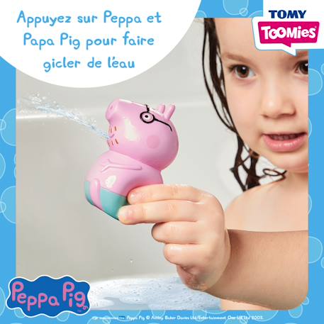Jouet de bain - Mon pédalo à tirer Peppa Pig Multicolore 3 - vertbaudet enfant 