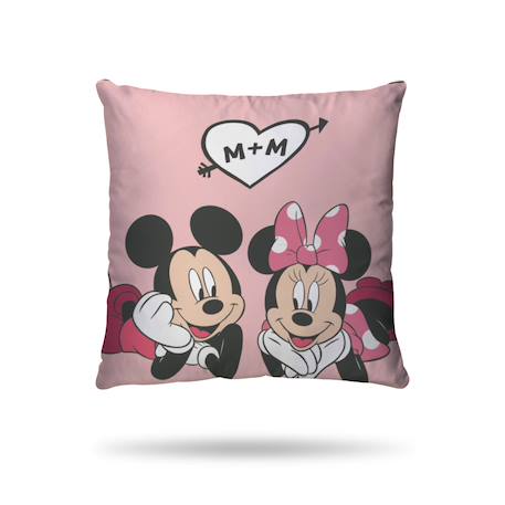 Housse de couette disney mickey et minnie coton Rose 2 - vertbaudet enfant 
