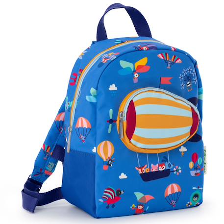 Sac à dos anais Bleu, jaune, rouge+Rose, jaune, beige+Rouge, bleu 1 - vertbaudet enfant 