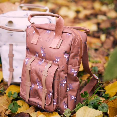 Sac à dos enfant swallow Bleu, beige, marron+Ecru, marron, rouge+Marron, blanc+Violet, marron, rose 11 - vertbaudet enfant 