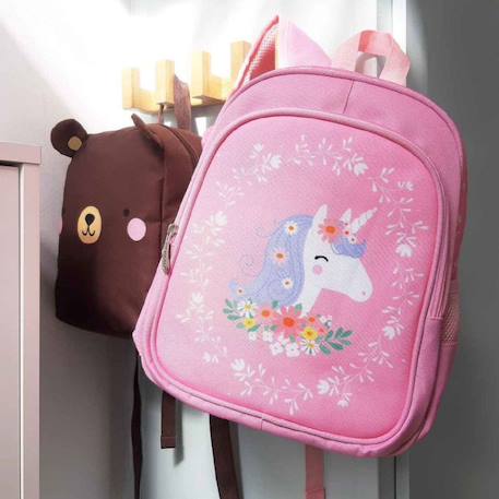 Sac à dos avec poche isotherme espace Bleu+Bleu foncé, rouge+Bleu, jaune, rouge+Gris, vert, jaune+Noir, vert, blanc+Rose, blanc+Vert+Violet, blanc, rose 26 - vertbaudet enfant 
