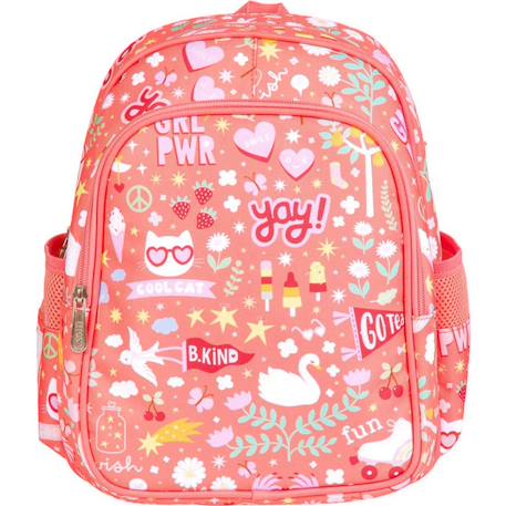 Sac à dos avec poche isotherme espace Bleu+Bleu foncé, rouge+Bleu, jaune, rouge+Gris, vert, jaune+Noir, vert, blanc+Rose, blanc+Rose, blanc, rouge+Rose, bleu, jaune+Rose, jaune, rouge+Vert+Violet, blanc, rose 28 - vertbaudet enfant 