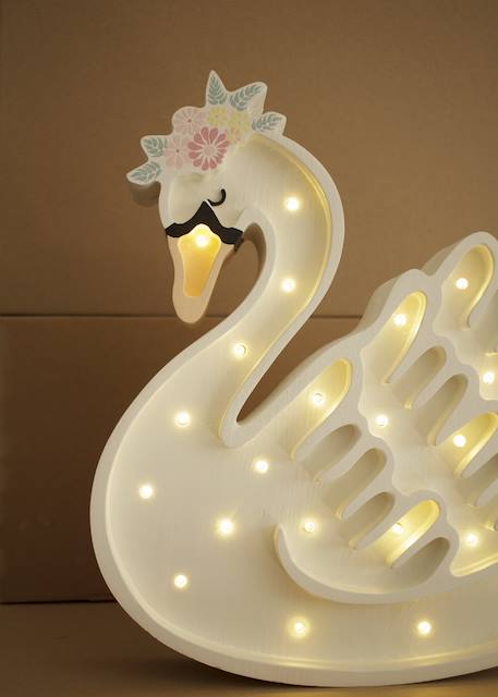 Lampe veilleuse cygne Blanc 2 - vertbaudet enfant 