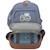 Sac à dos bébé adventure tracteur Bleu, marron 4 - vertbaudet enfant 
