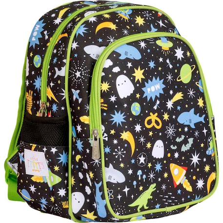 Sac à dos avec poche isotherme espace Bleu+Bleu foncé, rouge+Bleu, jaune, rouge+Gris, vert, jaune+Noir, vert, blanc+Rose, blanc+Vert+Violet, blanc, rose 19 - vertbaudet enfant 