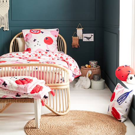 Coussin décoratif catimini enfant motif fruits coton Blanc 2 - vertbaudet enfant 