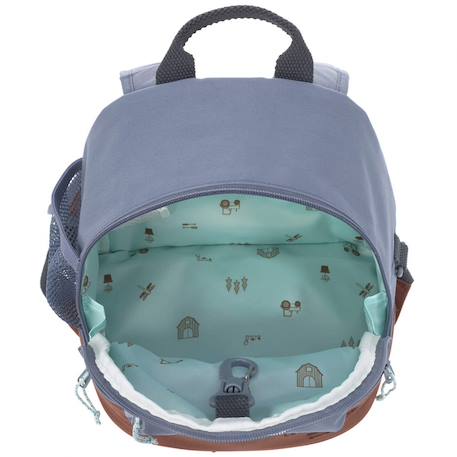 Sac à dos bébé adventure tracteur Bleu, marron 3 - vertbaudet enfant 