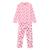 Pyjama long imprimé pommes catimini coton élasthanne rose Rose 2 - vertbaudet enfant 