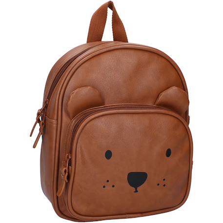 Sac à dos enfant Marron, noir 1 - vertbaudet enfant 