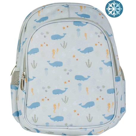 Sac à dos avec poche isotherme espace Bleu+Bleu foncé, rouge+Bleu, jaune, rouge+Gris, vert, jaune+Noir, vert, blanc+Rose, blanc+Vert+Violet, blanc, rose 2 - vertbaudet enfant 