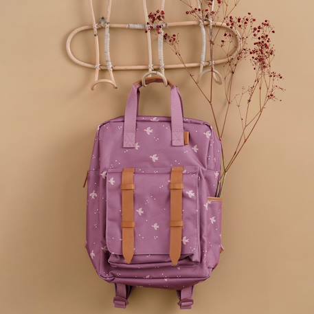 Sac à dos bébé lion Bleu, beige, marron+Ecru, marron, rouge+Marron, bleu+Ocre, noir, blanc+Rose+Vert, bleu, écru+Violet, marron, rose 19 - vertbaudet enfant 