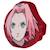 Coussin 3d naruto shippuden sakura haruno polyester Rouge 4 - vertbaudet enfant 