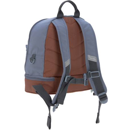 Sac à dos bébé adventure tracteur Bleu, marron 2 - vertbaudet enfant 