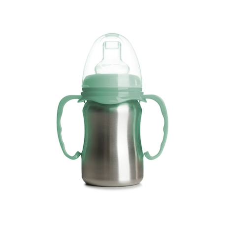 Tasse d'apprentissage inox Jaune mangue+Pêche+Vert cactus 11 - vertbaudet enfant 