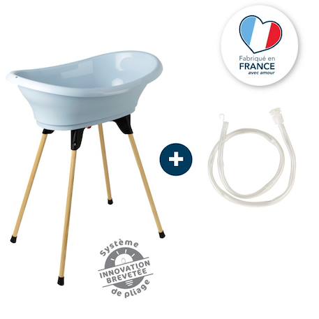 Kit baignoire vasco Blanc muguet+Bleu océan+Fleur bleue+Gris charme+Rose poudré 11 - vertbaudet enfant 