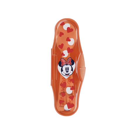 Set 2 cuilleres avec boitier de transport minnie collector Rose 4 - vertbaudet enfant 