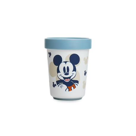 Gobelet anti-derapant mickey collector Bleu 1 - vertbaudet enfant 