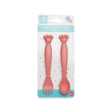 Set de 2 couverts silhouette minnie collector Rose 3 - vertbaudet enfant 