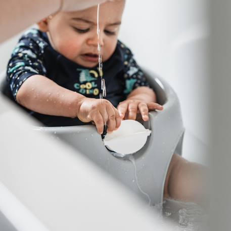 Anneau de bain aquafun Bleu ciel+Gris+Rose layette+Vert céladon 2 - vertbaudet enfant 