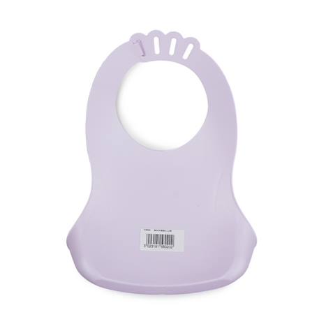 Bavoir bibou avec récupérateur Gris charme+Jaune citron+Lilas+Vert céladon 14 - vertbaudet enfant 