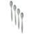 4 cuillères douces gris charme / blanc muguet Gris 1 - vertbaudet enfant 
