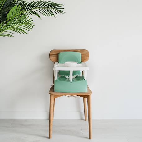 Rehausseur de chaise gusto 2 en 1 évolutif Vert 3 - vertbaudet enfant 