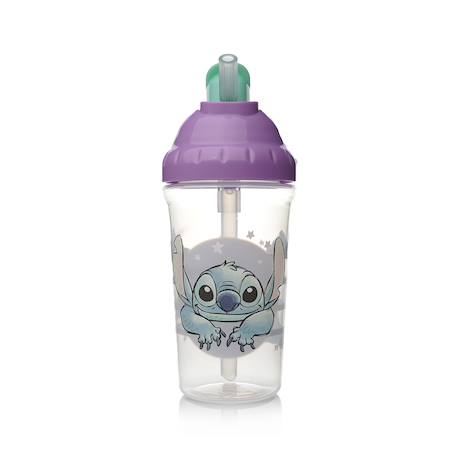 Tasse ? Paille 295 ml anti-fuites lilo et stitch Violet 3 - vertbaudet enfant 