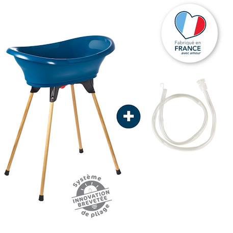 Kit baignoire vasco Blanc muguet+Bleu océan+Fleur bleue+Gris charme+Rose poudré 6 - vertbaudet enfant 