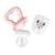 Grignoteur de fruits et legumes silicone minnie Rose 2 - vertbaudet enfant 
