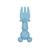 Set de 2 couverts silicone mickey collector Bleu 3 - vertbaudet enfant 