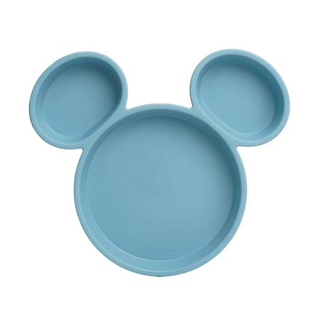 Assiette silhouette tete de mickey collector Bleu 1 - vertbaudet enfant 