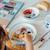 Coffret repas 3 pièces gobelet/bol/assiette mickey Bleu 2 - vertbaudet enfant 