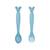 Set de 2 couverts silhouette mickey collector Bleu 1 - vertbaudet enfant 