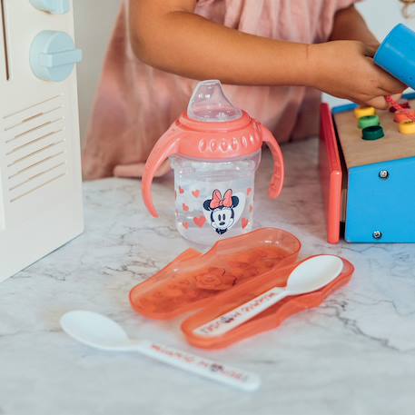 Set 2 cuilleres avec boitier de transport minnie collector Rose 2 - vertbaudet enfant 